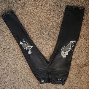 Black baggy jeans